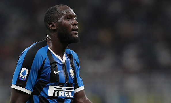 Romelu Lukaku photographié le 14 septembre 2019 pendant une partie de balle au pied opposant l’Inter Milan à Udinese. Crédit : Emilio Andreoli/Getty Images.