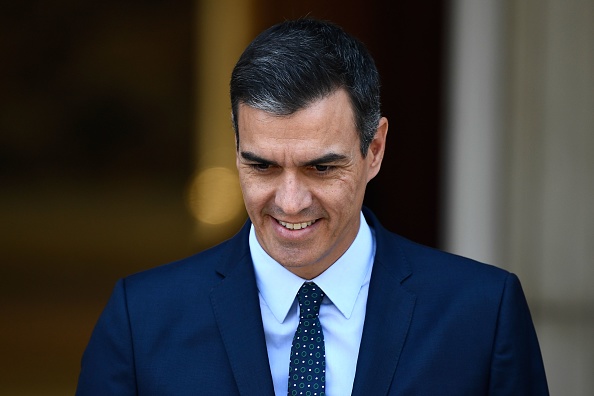 Le Premier ministre espagnol, Pedro Sanchez au Palais de la Moncloa à Madrid le 31 juillet 2019. (Photo : OSCAR DEL POZO/AFP/Getty Images)