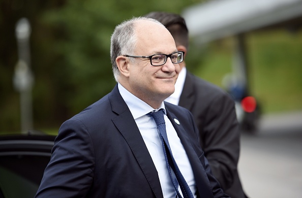 Le ministre italien des Finances et de l'Economie, Roberto Gualtieri, assiste à la réunion informelle des ministres des Affaires économiques et financières (Ecofin) et de l'Eurogroupe à Helsinki, en Finlande, le 13 septembre 2019. (Photo : MARTTI KAINULAINEN/AFP/Getty Images)