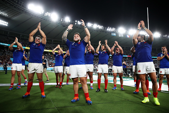 La France s'impose face à l'Argentine le samedi 21 septembre 2019 au Stadium de Tokyo, Japon. (Photo by Cameron Spencer/Getty Images)