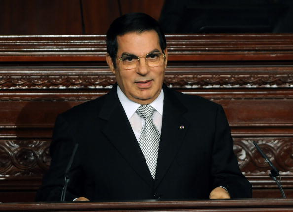 L'ancien président tunisien  Zine El-Abidine, le 12 novembre 2019 à Tunis. (Photo : FETHI BELAID/AFP/Getty Images)