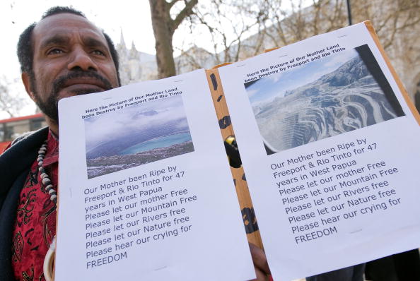 -Benny Wenda est un chef de l’indépendance papoue occidentale et président du Mouvement de libération unifiée pour la Papouasie occidentale. Photo LEON NEAL / AFP / Getty Images.