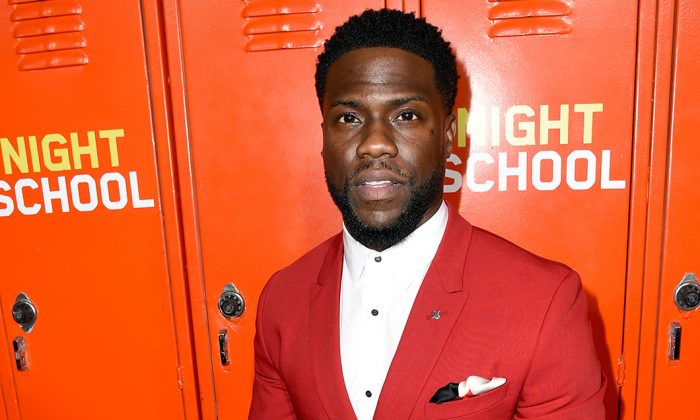 Le comédien Kevin Hart lors de la première du film Back to School (titre original : Night School), de Universal Pictures, à Los Angeles, Californie, le 24 septembre 2018. (Kevin Winter/Getty Images)