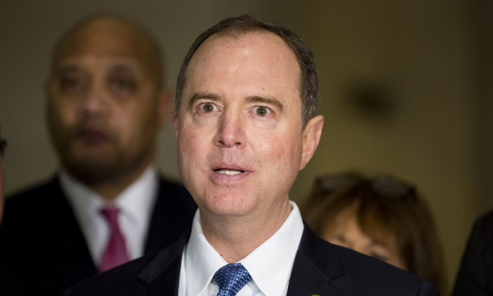 Adam Schiff (D-Calif.) au Capitole à Washington le 29 janvier 2018. (Samira Bouaou/The Epoch Times)
