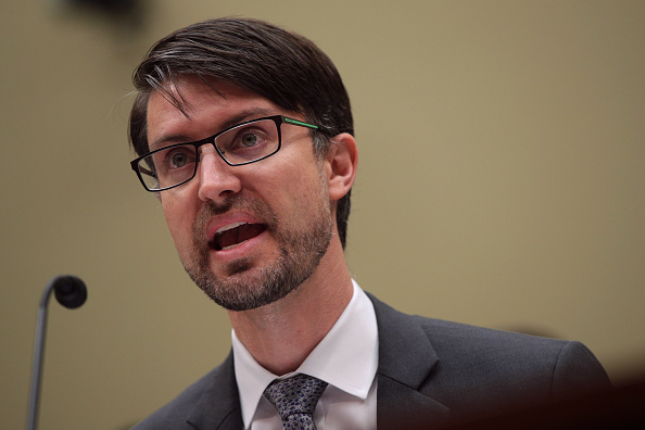 Le chef de la cybersécurité de Facebook, Nathaniel Gleicher, témoigne lors d'une audience devant le comité de la sécurité nationale, le 22 mai 2019, à Capitol Hill, à Washington, DC.(Photo : Alex Wong/Getty Images)