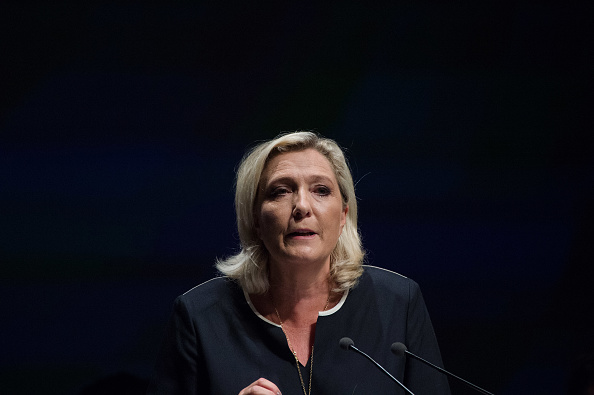  Présidente du Rassemblement National (RN) Marine Le Pen.      (Photo : CLEMENT MAHOUDEAU/AFP/Getty Images)