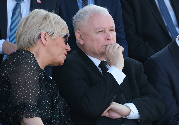 L'homme politique polonais Jaroslaw Kaczynski participe à une cérémonie internationale commémorant le 80e anniversaire du déclenchement de la Seconde Guerre mondiale le 1er septembre 2019 à Varsovie, en Pologne.(Photo : Sean Gallup/Getty Images)