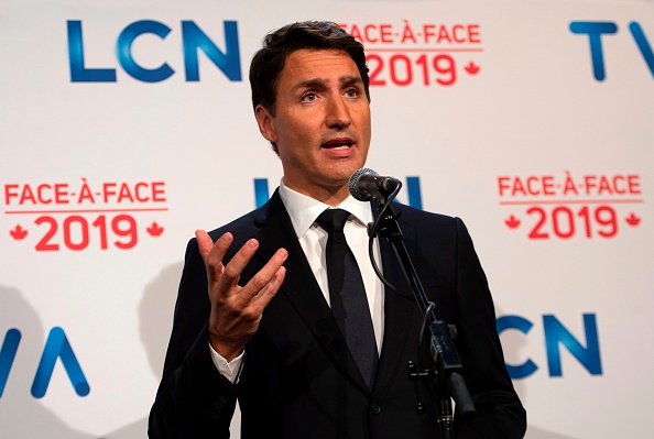 -À la suite d’une « menace pour la sécurité » de M. Trudeau un dispositif important a été déployé. Photo de Dave Chan / AFP / Getty Images.