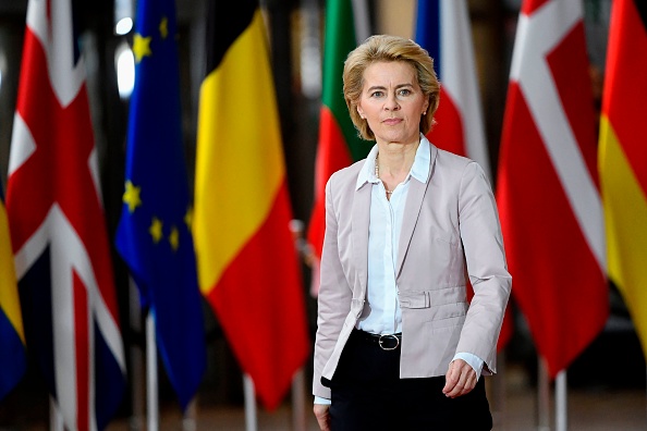 L'entrée en fonction de  Mme von der Leyen devrait être reportée d'un mois au 1er décembre en raison des difficultés à former son équipe.(Photo :  JOHN THYS/AFP via Getty Images)