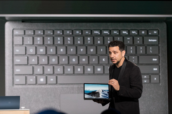 Panos Panay, directeur produit chez Microsoft. (Photo : Drew Angerer/Getty Images)