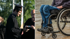 Un jeune homme atteint de paralysie cérébrale obtient son diplôme en médecine avec un master spécialisé en épidémiologie