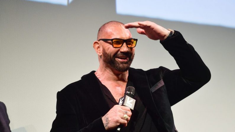 Dave Bautista assiste à la première « Stuber » lors des Conférences SXSW 2019 au Théatre Paramount à Austin, Texas, le 13 mars 2019. (Matt Winkelmeyer/Getty Images pour SXSW) 
