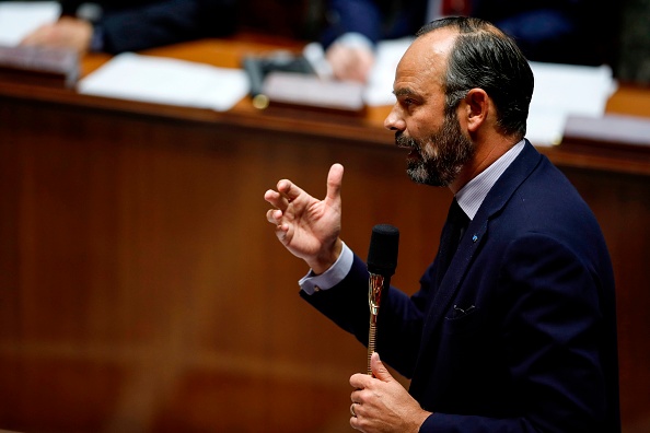 Le Premier ministre Édouard Philippe à l'Assemblée nationale à Paris. (Photo : Thomas SAMSON / AFP) 