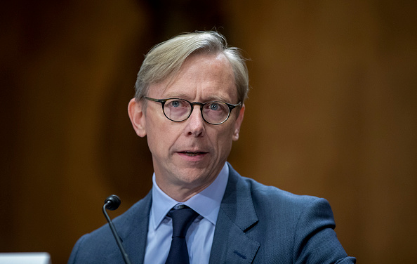 Brian Hook, représentant spécial du département d'État américain pour l'Iran, témoigne lors d'une audience du Comité des relations extérieures du Sénat sur la politique américano-iranienne le 16 octobre 2019 à Washington, DC.(Photo : Tasos Katopodis/Getty Images)