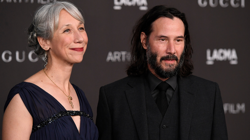 Alexandra Grant et Keanu Reeves assistent au Gala LACMA 2019 d'Art + Cinéma présenté par Gucci le 2 novembre 2019 à Los Angeles en Californie. (Getty Images/Frazer Harrison)