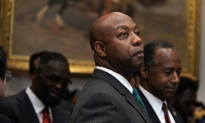 Le sénateur Tim Scott (R-Car. du S.) à Washington le 12 décembre 2018. (Alex Wong/Getty Images)