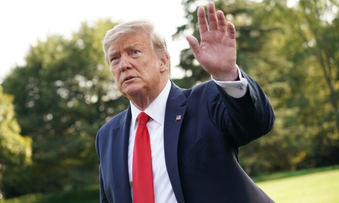 le président Donald Trumps le 16 octobre 2019. (Photo by MANDEL NGAN / AFP)        (Photo credit should read MANDEL NGAN/AFP/Getty Images)