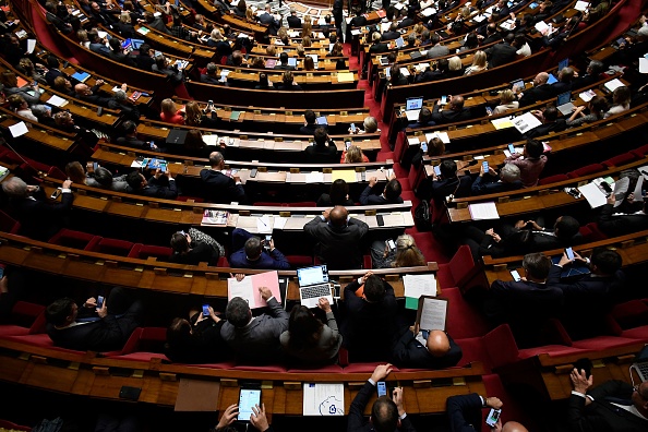 Assemblée national à Paris . (Photo : LIONEL BONAVENTURE/AFP via Getty Images)