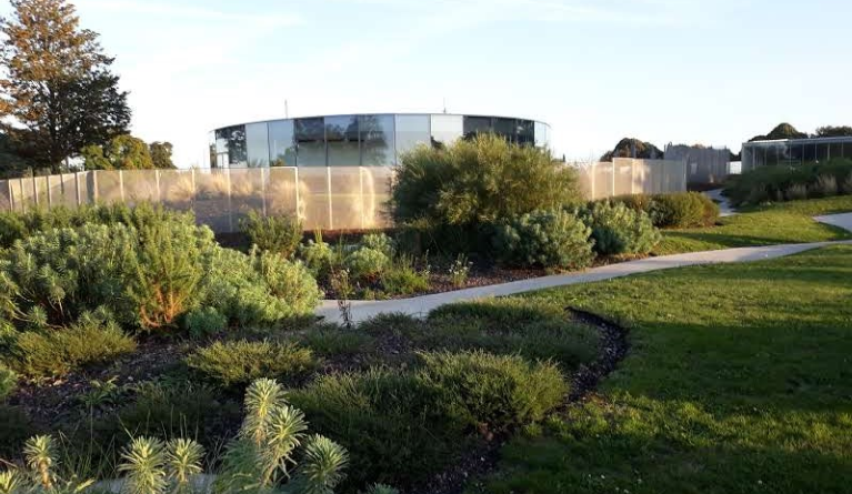 C'est dans ce parc situé autour du restaurant gastronomique tout rond que la chatte Marcus a établi ses quartiers. (Google Maps/Marie-Pierre Wittek)