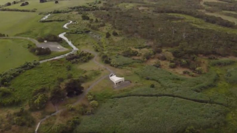 Le système aquatique Budj Bim, situé dans le sud-est de l'Australie, en photo. (Visit Victoria/CNN) 