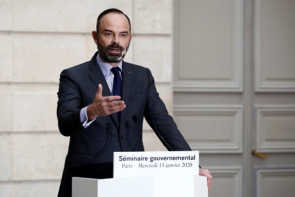 Le Premier ministre Édouard Philippe à l'Élysée, Paris. (Photo : BENOIT TESSIER / POOL / AFP) (Photo by BENOIT TESSIER/POOL/AFP via Getty Images)