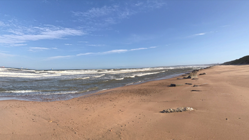 C'est sur une plage près d'Aberdeen en Écosse que le mystérieux squelette a été trouvé. (Capture d'écran/Google Maps)