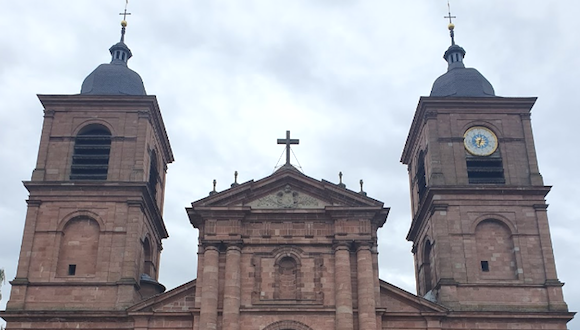 Cathédrale de Saint-Dié-des-Vosges dans les Vosges. (Photo : capture d'écran Google Maps)