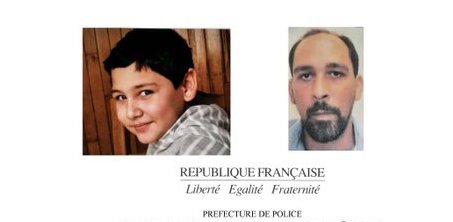 Photo de Mani, 8 ans et son père diffusée par la préfecture de police. (Photo : Préfecture de Police/Tweeter)