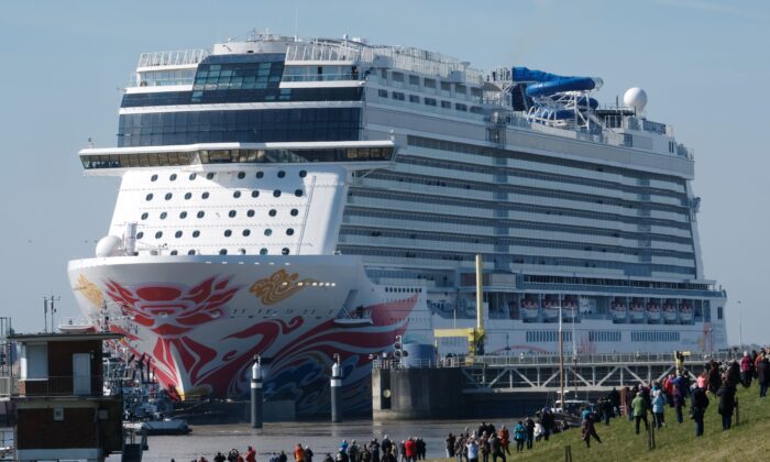 Un bateau de croisière norvégien sur une photo d'archives. (Patrik Stollarz/AFP via Getty Images)