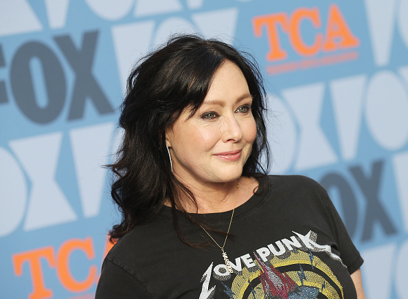 L'actrice Shannen Doherty. (Photo :  MICHAEL TRAN/AFP via Getty Images)