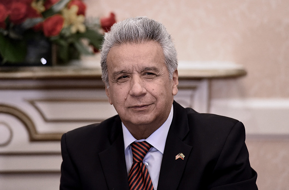 "Nous pouvons compter sur les experts du sujet et sur le système de santé pour prendre en charge la situation", a réagi sur Twitter le président Lenin Moreno.(Photo : OLIVIER DOULIERY/AFP via Getty Images)