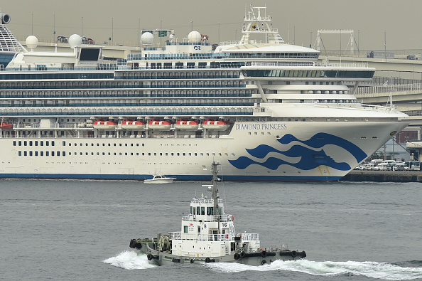 -Le 20 février 2020. Deux anciens passagers du Diamond Princess ravagé par le coronavirus sont décédés, ont rapporté les médias locaux, alors que les craintes montent à propos de ceux qui ont quitté le navire après avoir été testés négatifs pour le virus. Photo par KAZUHIRO NOGI / AFP via Getty Images.