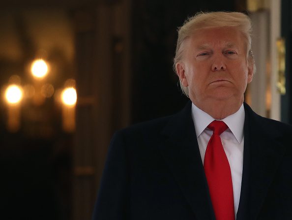 Le président américain Donald Trump a été acquitté mercredi 5 février 2020 par le Sénat. (Photo : Mark Wilson/Getty Images)