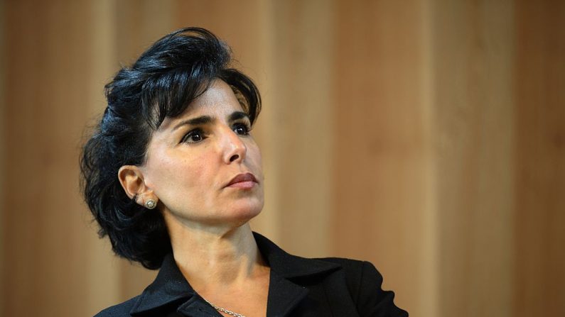 Rachida Dati, candidate LR à la mairie de Paris.      (Photo : LIONEL BONAVENTURE/AFP via Getty Images)