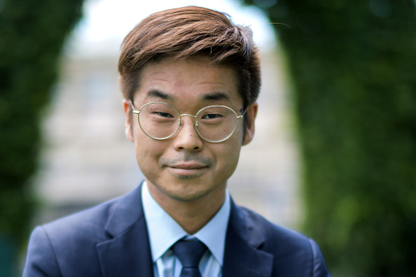 Joachim Son-Forget, a  annoncé sa candidature à la présidentielle de 2022.  (Photo :  FABRICE COFFRINI/AFP via Getty Images)