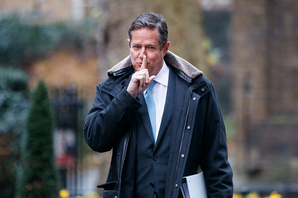 -Jes Staley, PDG de Barclays, arrive à Downing Street pour une réunion à Londres le 11 janvier 2018. Photo Tolga Akmen / AFP via Getty Images.