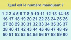 La plupart des gens ne peuvent pas repérer le numéro manquant de ces séquences en moins de 10 secondes – le pouvez-vous?