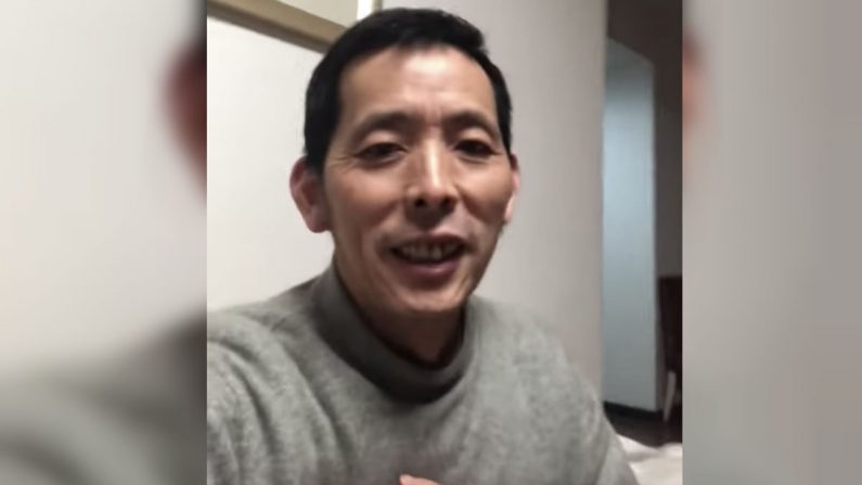 Fang Bin dans une vidéo publiée le 4 février 2020. (Capture d'écran/YouTube)