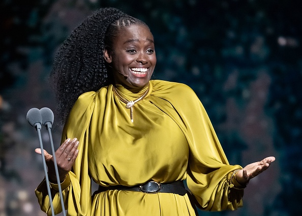 La comédienne Aïssa Maïga sur la scène des Césars le vendredi 28 février 2020. Crédit : BERTRAND GUAY/AFP via Getty Images.