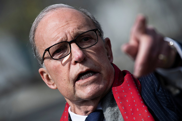 Le conseiller économique de la Maison Blanche Larry Kudlow. (Photo : BRENDAN SMIALOWSKI/AFP via Getty Images)