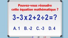 Défi mathématique à la maison : résolvez ce problème complexe à choix multiples – testez vos enfants … et vous-même!