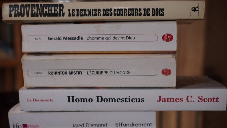 Le défi « Tranches poétiques » permet d'utiliser vos livres pour travailler votre créativité (Photo: Nathalie Dieul)