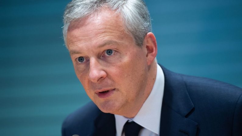 Le ministre de l'Économie Bruno Le Maire. (Photo SAUL LOEB/AFP via Getty Images)