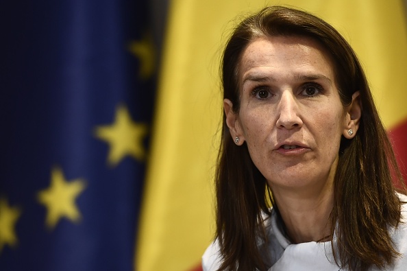 La Première ministre belge Sophie Wilmès (DIRK WAEM/Belga/AFP via Getty Images)