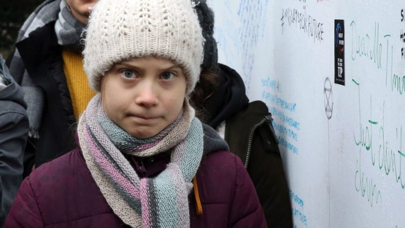 L'écologiste suédoise Greta Thunberg, à Bruxelles, le 5 mars 2020. (Photo par FRANCOIS WALSCHAERTS/AFP via Getty Images)