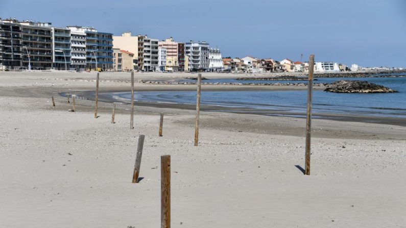 Palavas les Flots, dans le sud de la France, le 7 mai 2020 (Photo by PASCAL GUYOT/AFP via Getty Images)