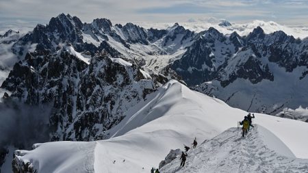 Le Mont blanc retrouve ses passionnés avides d’espace et de sensations