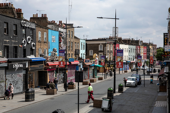 Camden High Street le 4 mai 2020 à Londres, en Angleterre.(Photo : Dan Kitwood/Getty Images)