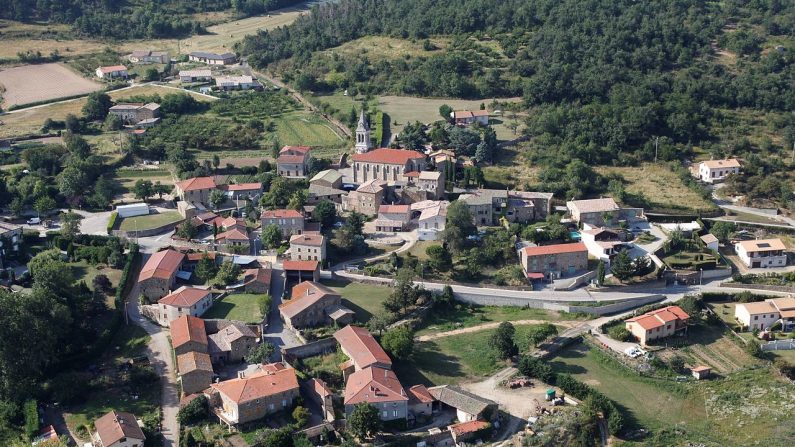 Le village de Vinzieux (Wikimedia/François Bassaget/François Bassaget)