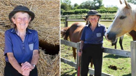 Une agricultrice de 88 ans lutte pour maintenir sa ferme familiale à flot alors que le confinement affecte l’industrie